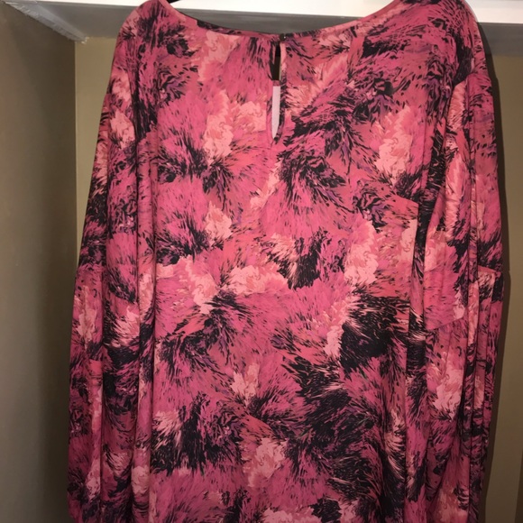 Ava & Viv 4X mauve blouse - Picture 3 of 3